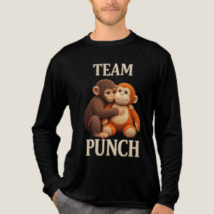 T-shirt En Tri-matière Modèle de crochet Baby Monkey Punch Amigurumi mign