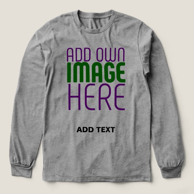 T-SHIRT  EN TRI-MATIÈRE MODELE DE TEXTE D'IMAGE SIMPLE ÉDITABLE MODERNE (Motif devant)