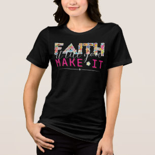 T-shirt En Tri-matière Modèle de typographie de jeux de mots « Faire semb