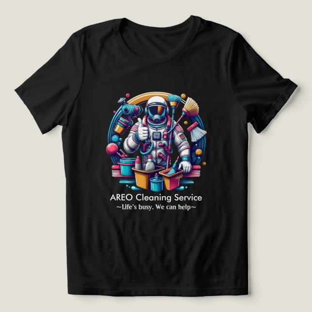 T-shirt En Tri-matière Modern House Cleaning Maid Service Housekeeping (Design Recto)