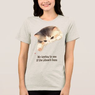 T-shirt En Tri-matière Moi qui essaie de voir si la pizza est là