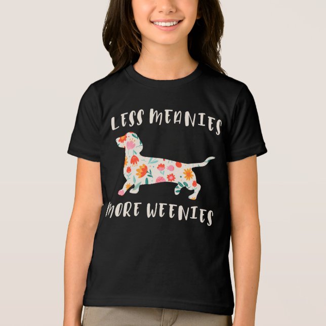 T-shirt En Tri-matière Moins de méchants plus de weenies (Recto)
