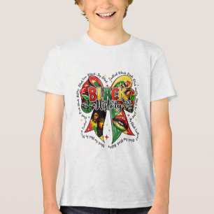 T-shirt En Tri-matière Mois de l'histoire des Noirs, coquette Bow Black L