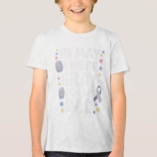 T-shirt En Tri-matière Mois de sensibilisation à la tumeur cérébrale Ruba