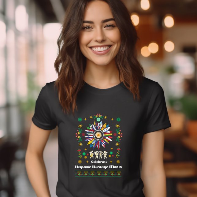 T-shirt En Tri-matière Mois du patrimoine hispanique Drapeaux latinos tou (Créateur téléchargé)