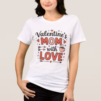 T-shirt En Tri-matière Mom grandma valentine