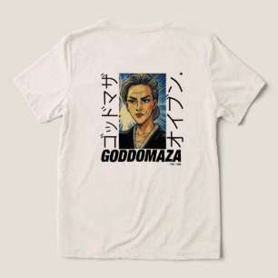 T-SHIRT  EN TRI-MATIÈRE MOMOKO HEAD BW SKETCH