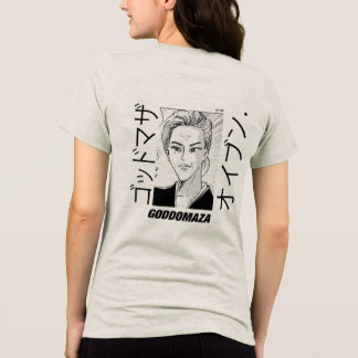 T-SHIRT EN TRI-MATIÈRE MOMOKO HEAD BW SKETCH