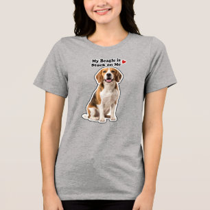 T-shirt En Tri-matière Mon Beagle est accroché à moi Amoureux des chiens