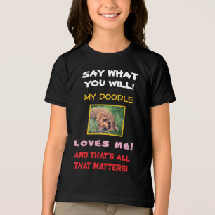 T-shirt En Tri-matière Mon Doodle M'aime Enfant