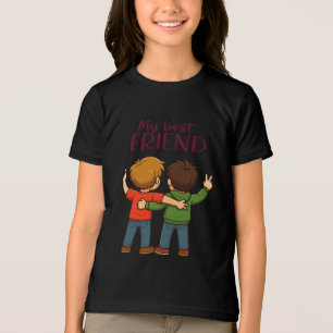 T-shirt En Tri-matière Mon Meilleur Ami Mignon Dessin Animé Jeunesse Bell