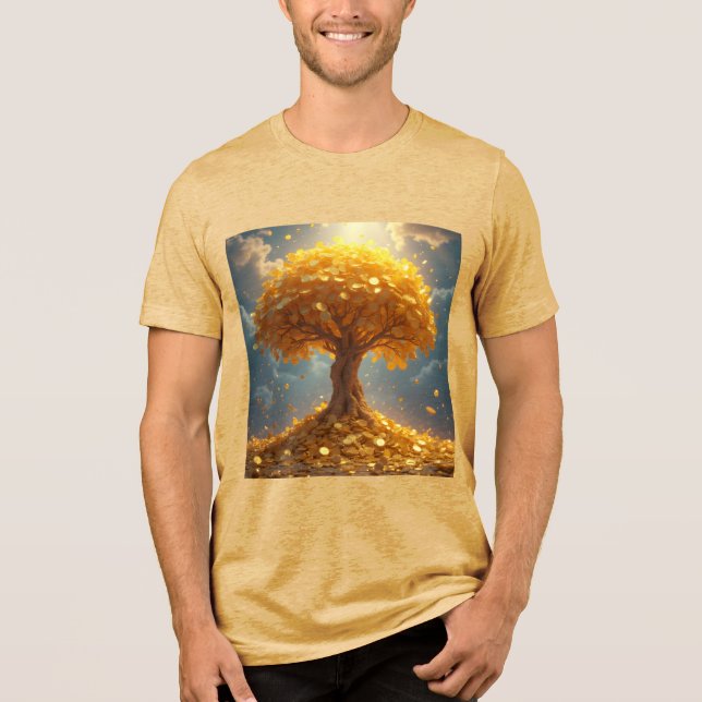 T-shirt En Tri-matière Mon propre arbre à argent (Recto)