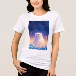 T-shirt En Tri-matière Monde Floral de l'Ours Polaire