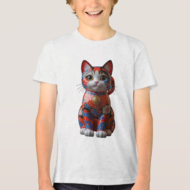 T-shirt En Tri-matière Money chat (Recto)