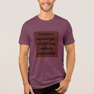T-shirt En Tri-matière "Monogramme minimaliste IAO"