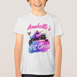 T-shirt En Tri-matière Monster Jam - Équipe de fosse Sparkle Smash