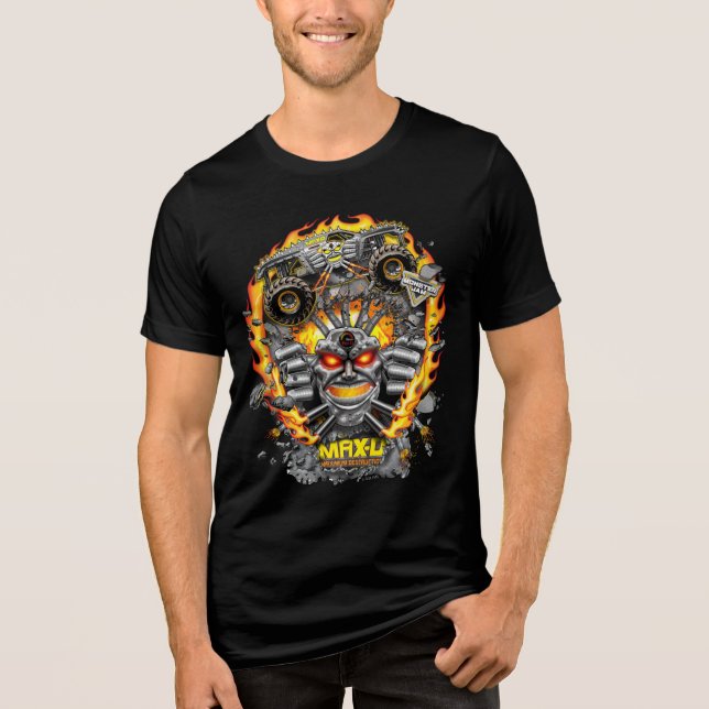 T-shirt En Tri-matière Monster Jam Max-D (Recto)