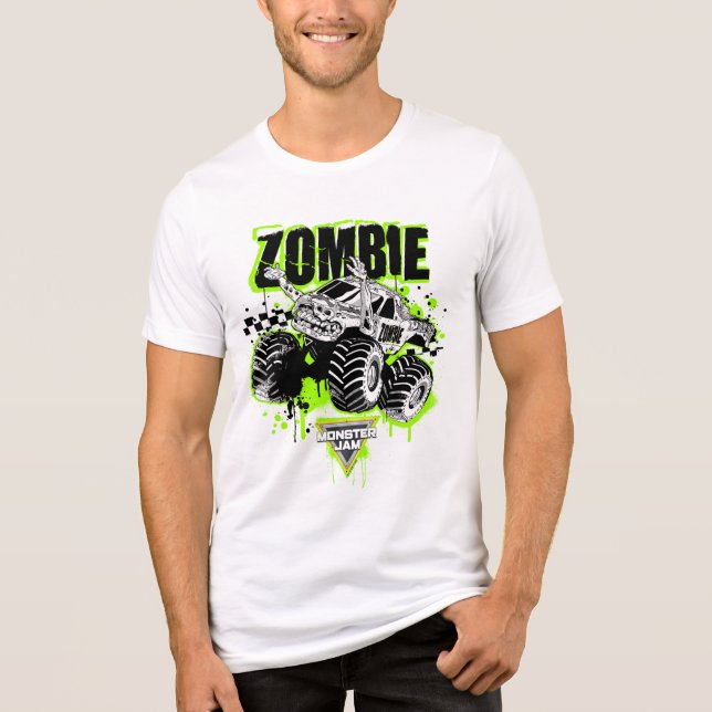 T-shirt En Tri-matière Monster Jam Zombie (Recto)
