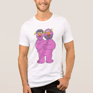 T-shirt En Tri-matière Monstre à deux têtes de Sesame Street