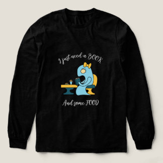 T-shirt En Tri-matière Monstre de lecture de livre dans un café