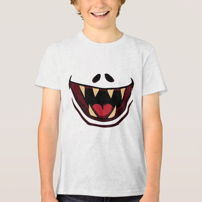 T-shirt En Tri-matière Monstre Drôle (Recto)