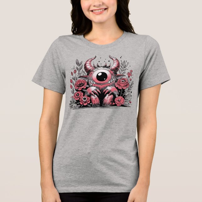 T-shirt En Tri-matière Monteur de fleurs de printemps (Recto)