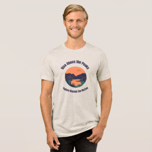T-shirt En Tri-matière Montez au-dessus des sommets : une expédition épop