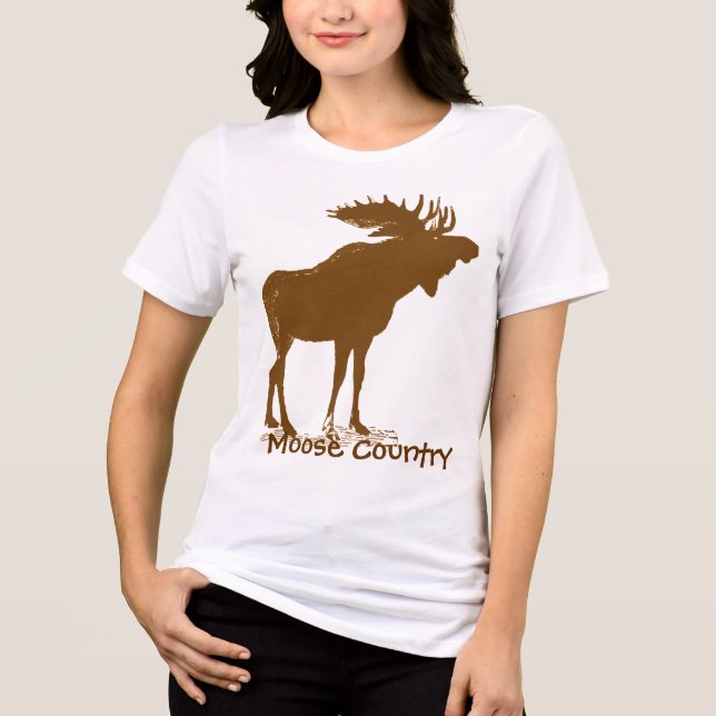 T-shirt En Tri-matière Moose Christmas (Recto)