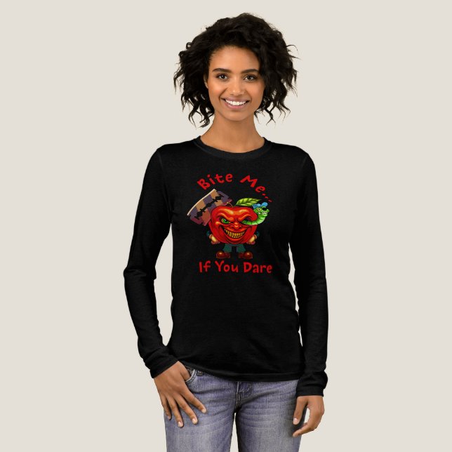 T-shirt En Tri-matière Mords Moi… Si Tu Oses (Recto complet)