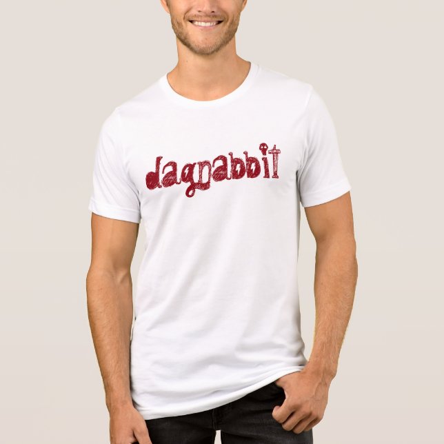T-shirt En Tri-matière Mot d'argot dagnabbit drôle design t-shirt (Recto)
