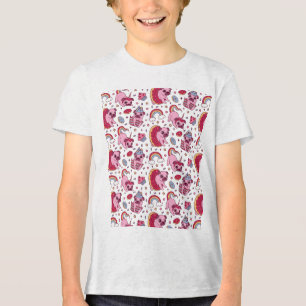 T-shirt En Tri-matière Motif de chien mignon pour les amoureux des chiens