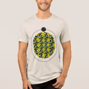 T-shirt En Tri-matière Motif de fleurs précieuses jaunes