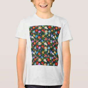 T-shirt En Tri-matière Motif de fleurs sans soudure Ditsy-13554