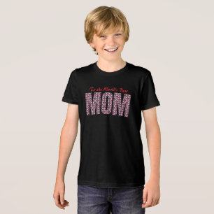 T-shirt En Tri-matière Motif géométrique élégant profond prune et rouge
