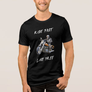 T-shirt En Tri-matière Motorcycle