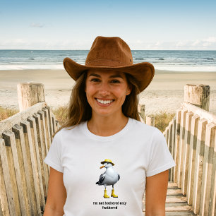 T-shirt En Tri-matière Mouette drôle dans les bottes de pluie - Humour de