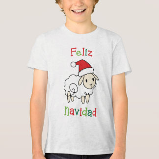 T-shirt En Tri-matière Mouton de Noël mignon – Feliz Navidad