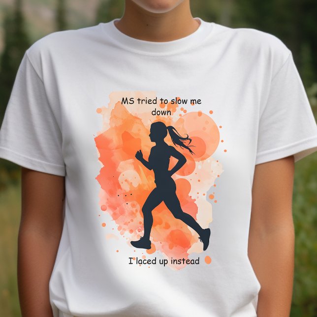 T-shirt En Tri-matière MS, sclérose en plaques de courtier de guerrier ca (Créateur téléchargé)