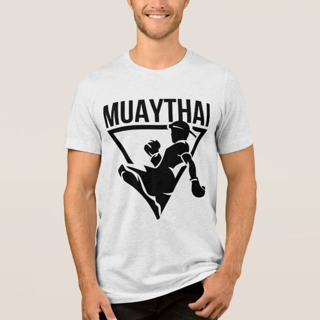 T-shirt En Tri-matière Muay Thai fighter Gym (Recto)