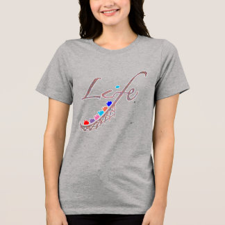 T-shirt En Tri-matière Multicolored Life is a Roller Coaster