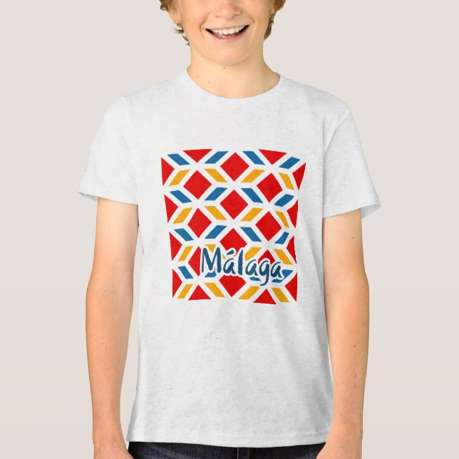 T-shirt En Tri-matière Murs de rue de Malaga 2 (Recto)