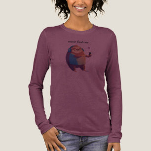 T-shirt En Tri-matière "Music Finds Me" musique vibes design Bella+Canvas