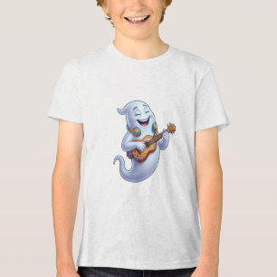 T-shirt En Tri-matière Musicien fantôme effrayant Art musical Halloween