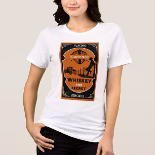 T-shirt En Tri-matière Musique Country Américaine de Route Dérobée