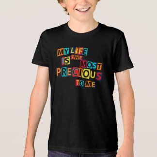 T-shirt En Tri-matière My Life Is The Precious To Me