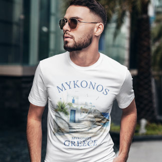 T-shirt En Tri-matière Mykonos in Watercolor Bliss