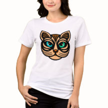 Mystic Cat Eyes Tee Art féminin