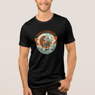 T-shirt En Tri-matière Mystic Turcasseur Vagues Océaniques Art Japonais