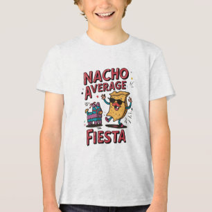 T-shirt En Tri-matière Nacho Moyenne Fiesta - Amusant, Coloré Conception