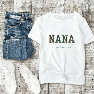 T-shirt En Tri-matière Nana année customisée - tendance fleurie